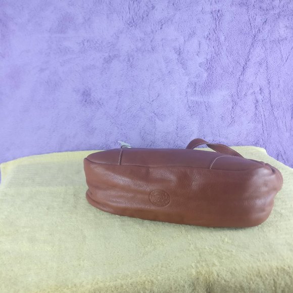 ROOTS Carly Tote Genuine Vegetable tanned 100% Natural Leather Shoulder bag new! - Picture 3 of 16